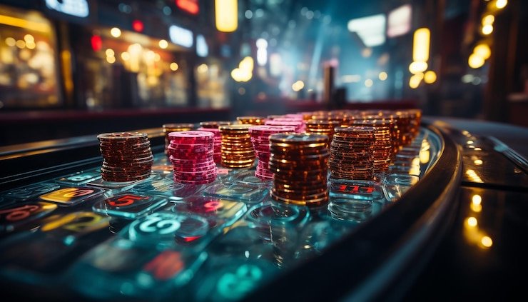 Dealer langsung Live Sic Bo dengan tiga dadu di studio sarangtoto